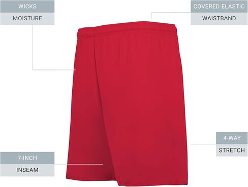 Augusta Sportswear Men's High Five Play90 Powered by Coolcore Soccer Shorts in Saudi Arabia