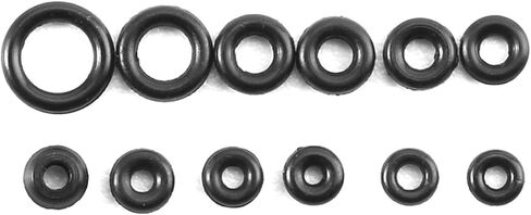 حشوات الختم، 1.4-2.8 ملم 12 مقاس حلقات مطاطية مجموعة صناديق تاج على شكل حرف O بديلة مقاومة للماء للساعات والمعدات الميكانيكية in Kuwait