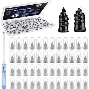NACHLYNN 50 Pcs Tire Repair Nails Self-Tapping Screw Rubber Screw Tool Self-Service Tire Repair Nai for Car Motorcycle Truck