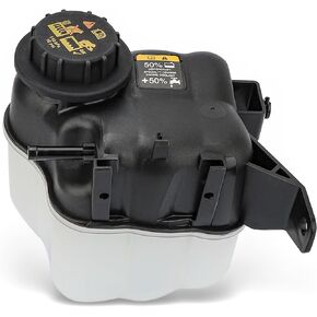 Front Engine Coolant Reservoir Radiator Expansion Tank for 08-18 Ford Explorer/Police Interceptor/Taurus 09-16 Lincoln MKS 08-19 Mercury Sable 603-364