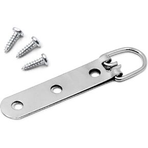 Heavy Duty Large Strap Hanger - 30 Pack - 3 Hole D-Ring Hanger