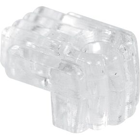 Prime-Line MP9003-25 Mirror Clips, 1/4 In. Offset, Clear, Includes Installation Fasteners (25 Pack)