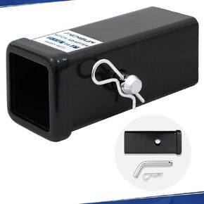 أنبوب استقبال وصلة المقطورة PENSUN من 2.5 إلى 2 بوصة مع دبوس وصلة ومشبك 2.5 بوصة × 6 بوصة محول وصلة مقطورة مناسب لمرفقات وصلة المقطورة مقاس 2 بوصة in Kuwait