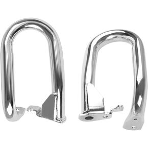 CHIFUN Engine Guard Rear Highway Crash Bars Steel Replacement for Honda Goldwing 1800 GL1800 2001-2017 GL1800A 2001-2006 Black Motorcycle Frame Protection Bars