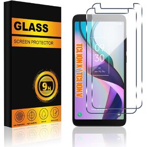 2 PACK TCL ION X Screen Protector Glass, Premium 9H Hardness Anti-Scratch Bubble Free Tempered Glass Screen Protector for TCL ION X