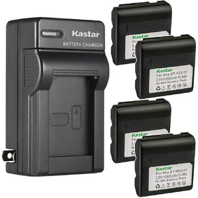 بطارية Kastar حزمة واحدة وشاحن حائط تيار متردد متوافق مع Sharp VL-E34U، VL-E37، VL-E37H، VL-E37S، VL-E37U، VL-E39، VL-E39S، VL-E39U، VL-E42U، VL- E43، VL-E43U، VL-E46، VL-E46U، VL-E47، VL-E47H in Kuwait