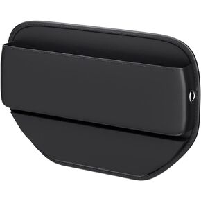 Car Seat Gap Filler Organizer, Car Organizers and Storage Automotive Accessories Leather Auto Console Side Storage Box for Phones, Glasses, Keys