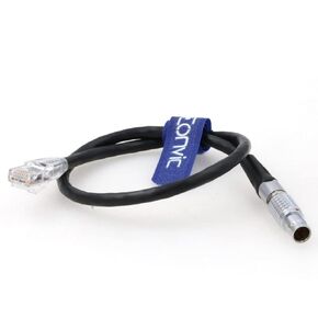 Eonvic RJ45 Ethernet Cable 10 Pin to RJ45 Cat5e Ethernet Control Cable for ARRI Alexa Mini and Teradek COLR (Right Angle 10pin to RJ45)