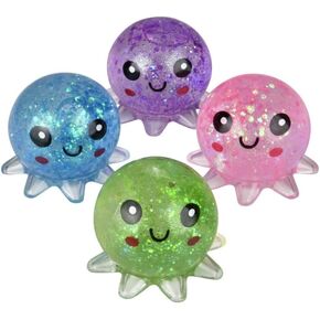 Sugar Bears Sensory Fidget Toy for Kids and Adults, Squeeze Sugar Ball Stress Balls with Gooey Inside, Great for Anxiety, Autism, ADHD, Fidgeting (Bears)