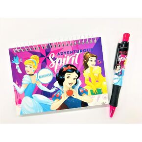 Party Favors Disney Princesses Adventure Begin Here Autograph Book with Pen Note Pads Memo - (Princesses Adventure Begin Here)