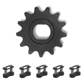 Motor Sprocket 25H 13T Master Link Replacement for Razor MX650 SX500 MX500 Mcgrath Dirt Rocket Bike,25H Chain 13T Teeth for MY1020 RSF650 Motor Kids Electric Scooter Mini Bike Go Kart Cart Parts
