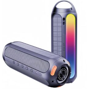 مكبر صوت بلوتوث مغناطيسي بالطاقة الشمسية، مكبر صوت جولف 30 وات مكبر صوت لاسلكي محمول خارجي IPX6 مقاوم للماء مع أضواء LED RGB 30 ساعة وقت تشغيل عميق لهدايا عربة الجولف، الشاطئ، المشي لمسافات طويلة، الحفلات in Kuwait