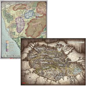 Battlefront Miniatures Dungeons & Dragons Out of The Abyss Map Set- Maps of The Underdark