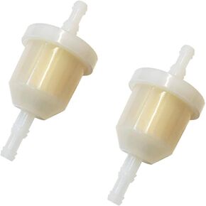 2 Pack Universal In-Line Fuel Filter Fits 1/4" + 5/16" Fuel Line 2505042S