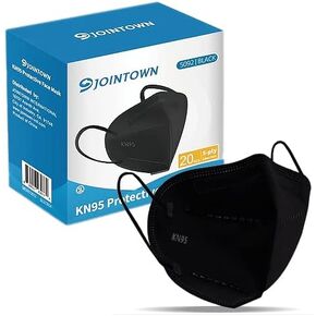 Jointown Face Mask -Face Mask with Efficient Filter Media for Adult, Adjustable and Soft Nosepiece, Box/Case/Pallet