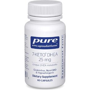 Pure Encapsulations 7-Keto DHEA 25 mg | Unique DHEA Metabolite Supplement to Support Thermogenesis* | 120 Capsules