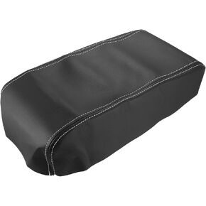Hihaha Center Console Armrest Covers for Nissan Pathfinder 1996-2004 / Car Interior Accessories/Durable Faux Leather / 1 Pcs Black Gray