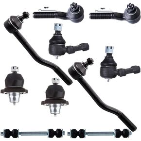 SCITOO 10Pcs RWD Front Suspension Kit Inner Outer Tie Rod End Sway Bar Link Upper Lower Ball Joint Fit 1980-1986 for Nissan 720