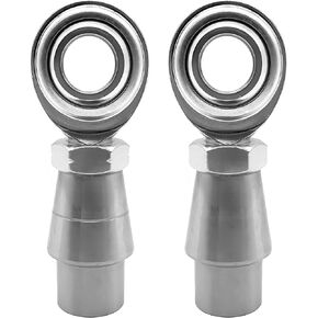 YIFUOK 1/2 x 1/2-20 Heim Joints Rod End Kit Economy with Jam Nuts, Heim Joints Panhard Bar Kit .065 Bungs Rod End Heim Joint LH and RH(1Set)