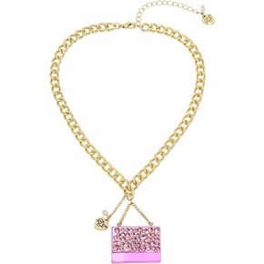 Betsey Johnson Womens Going All Out Necklace