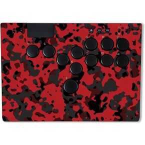 MightySkins Skin Compatible with Razer Kitsune - Red Modern Camo | Protective, Durable, and Unique Vinyl Decal wrap Cover | Easy to Apply & Change Styles | Made in The USA