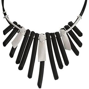 Trendy Black Leather Chokers Necklaces Chain Necklace for Women Jewelry