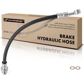 A-Premium Rear Driver Brake Hydraulic Hose Compatible with Select Hyundai Models - Elantra 2007-2007 2.0L, with 4-Wheel ABS - Replace# 587372H300