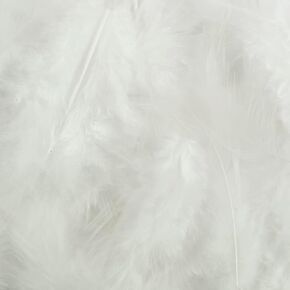 Touch of Nature 38051 Fluffy Feathers, 7 grams, White