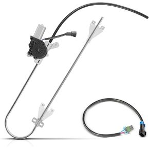A-Premium Power Window Regulator with Motor Compatible with Kenworth T700 11-15 T2000 03-11 Peterbilt 386 387 2006-2009 Front Left Driver Side