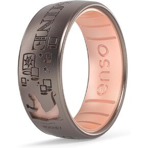 Enso Rings Disney's Tangled Dualtone Silicone Ring - Comfortable and Flexible Design