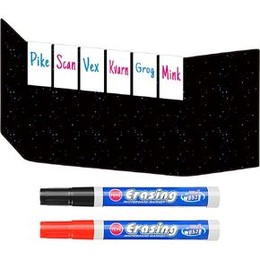 White Acrylic Erasable Screen Top Initiative Trackers 12PCS for DND, Other Tabletop RPG Game Accessories
