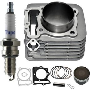 Tupo 440cc 89mm Cylinder Piston Ring Gasket Top End Rebuild Kit Compatible with Honda Sportrax 400 TRX400 EX 1999-2008 / TRX 400 XR 400 XR400R 1996-2004 / TRX400 X 2009 2012-2014