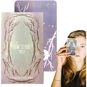 The Star Seeker Tarot Deck - 79 Cards of Magic and Beauty, Guiding Your Spiritual Path, 2.75in x 4.75in (70mm x 120mm) in Kuwait