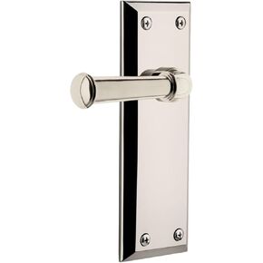 دمية مزدوجة طويلة اللوح من جرانديور هاردوير فيفث أفينيو مع رافعة جورج تاون من النيكل المصقول in Kuwait