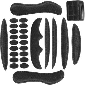 GOOHOCHY 1 Set Helmet Liner Sweat Absorption Helmet Sponge pad Helmet Inner Pads Safe Helmet pad Adhesive Replacement Foam Cycling Replace The Foam Padding kit Plastic Child Filling