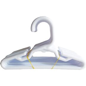 شماعات بريتاني 12 بيضاء مقاس 5.5 بوصة للدمى مقاس 14 بوصة والدمى مقاس 18 بوصة - شماعات ملابس الدمى in Kuwait