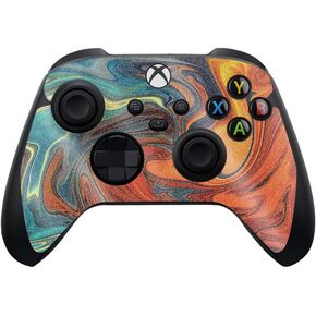 MIGHTY SKINS Glossy Glitter Skin Compatible with Xbox Series X and S Controller - Lava Water | Protective, Durable High-Gloss Glitter Finish | Easy to Apply and Change Styles | Made in The USA