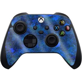 MightySkins Glossy Glitter Skin Compatible with Xbox Series X and S Controller - Blue Ice | Protective, Durable High-Gloss Glitter Finish | Easy to Apply and Change Styles | Made in The USA