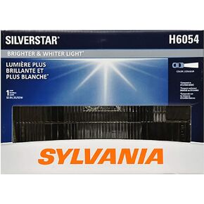 SYLVANIA - H6054 SilverStar Sealed Beam Headlight - High Performance Halogen Headlight Replacement (142x200), Brighter & Whiter Light for Added Clarity Downroad and Sideroad, (Contains 1 Bulb)