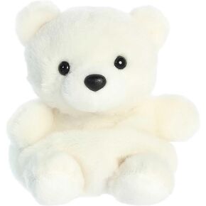 Aurora® Adorable Palm Pals™ Puck Polar Bear™ Stuffed Animal - Pocket-Sized Fun - On-The-Go Play - White 5 Inches
