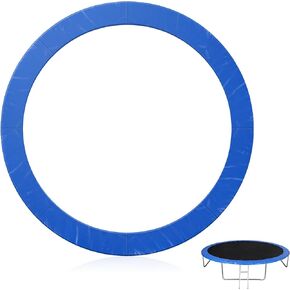 Trampoline Replacement Safety Pad, 14ft Trampoline Spring Protective Cover Round EPE Pearl Cotton Trampoline Mat Waterproof Accessories No Holes for Pole
