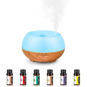 Aromatherapy Essential Oil Diffuser: Cool Mist Aroma Diffuser for Home - Colorful Light Create Ambience for Room in Kuwait