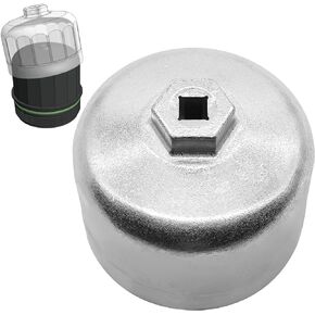 OXCANO 86 mm x 16 flutes Oil Filter Wrench Removal tool Compatible with Volvo and BMW-Cartridge Style Housing Caps