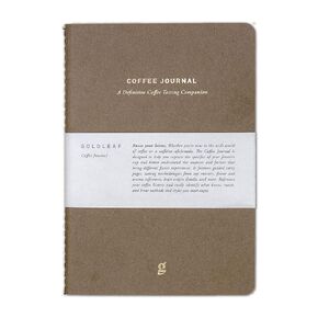 Goldleaf Coffee Journal – Find YOUR Best Coffee With This Expert Log Book & Guided Notebook – Coffee Lover’s Gift For Women & Men – Capture Your Favorite Coffee Experiences In ONE Coffee Book!