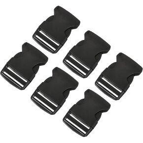 uxcell Side Release Buckle, Plastic Dual Adjustable Buckle Clip Replacement for Backpack Luggage Straps Belt