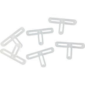 OX Tools Tile Spacer OX-T161310 OX Trade 1/16" Hard Plastic Spacers 'T' For Spacing Floor or Wall Tile (Pack of 250)