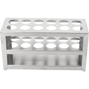 Test Tube Holder, 12 Sockets 0.75'' Stainless Steel Test Tube Rack 3 Tiers Centrifuge Tube Rack Holder for Laboratory School