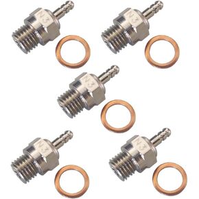 Hobbypower Spark Glow Plug رقم 3 N3 Hot 70117 لمحركات RC Nitro سيارة شاحنة تراكساس (عبوة من 5 قطع)