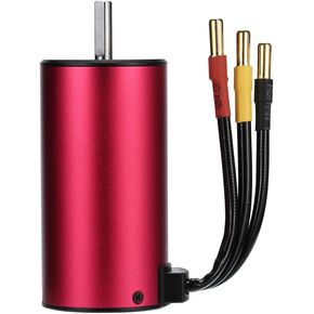 GoolRC S3670 Brushless Motor, Waterproof 2850KV RC Brushless Motor 4 Poles Brushless Sensorless Motor for 1/8 1/10 RC Car Truck Off-Road