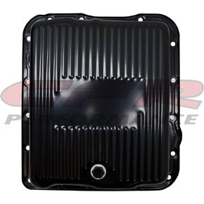 Compatible/Replacement for CHEVY/GM 700R4-4L60E-4L65E STEEL TRANSMISSION PAN (DEEP SUMP) - EDP BLACK